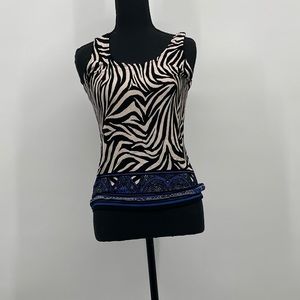 ravelers By Chico|| Zebra Print Blouse